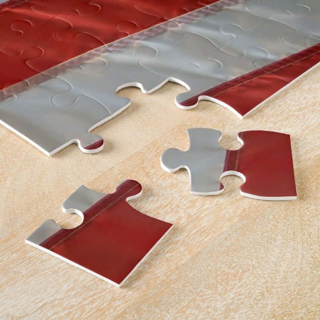 Quebra-cabeça da bandeira americana de Eagle (Lateral)