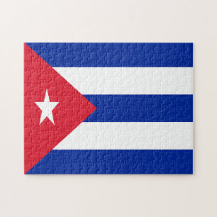 Quebra-cabeça da bandeira cubana