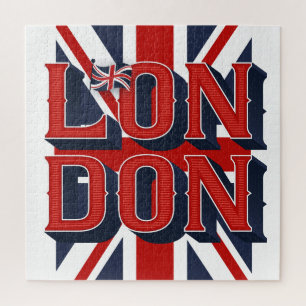 Quebra-cabeça da bandeira de Londres (20x20)