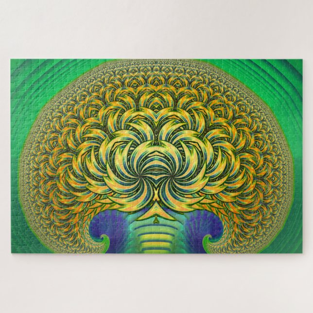 quebra-cabeça da cabeça (Horizontal)