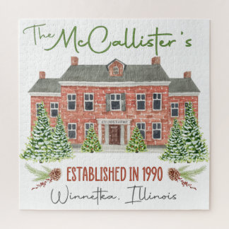 Quebra-cabeça da Casa da Família de Filmes Clássic