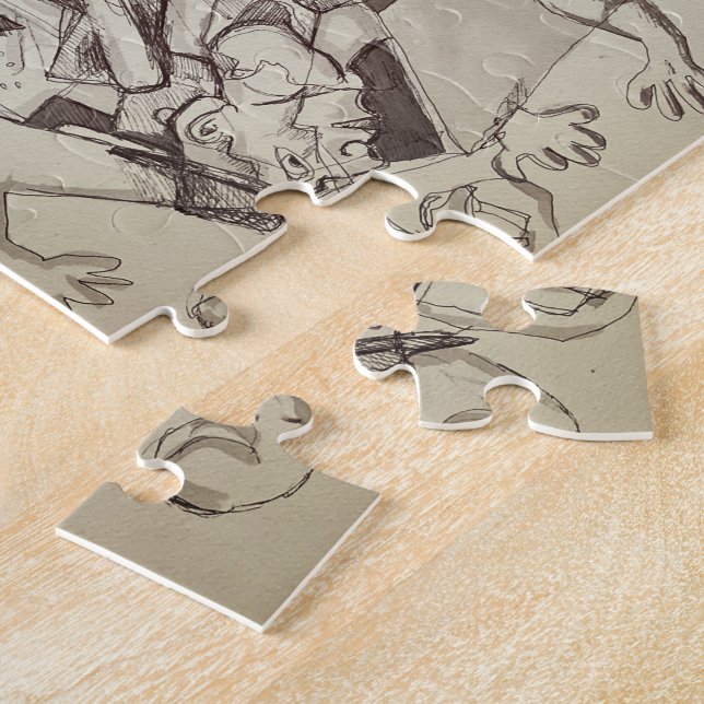 Quebra-cabeça da Casa Louca (Lateral)