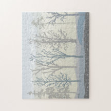 Quebra-cabeça da cena de inverno