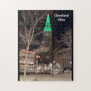 QUEBRA-CABEÇA DA CIDADE AMERICANA CLEVELAND OHIO J