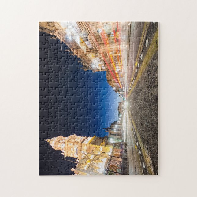 Quebra-cabeça da cidade de Morelia Michoacan (Vertical)