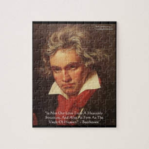 Quebra-cabeça da Citação de Amor de Beethoven "Do