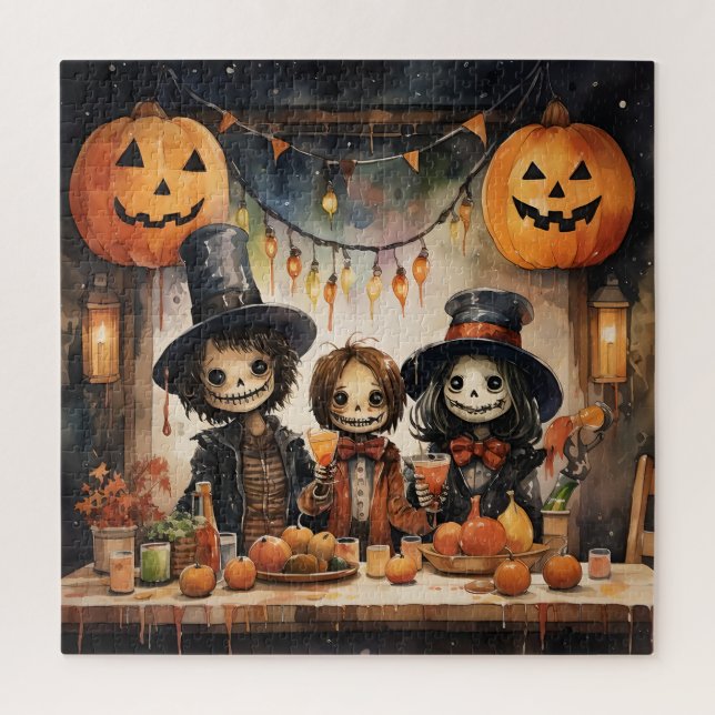 Quebra-cabeça da Festa de Halloween (Vertical)