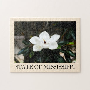 Quebra-cabeça da flor da magnólia de Mississippi