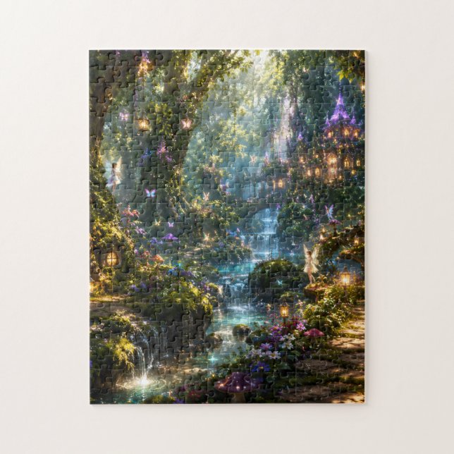 Quebra-cabeça da Floresta das Fadas (Vertical)