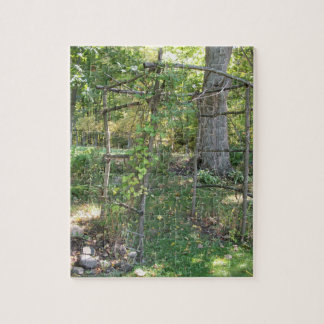 quebra-cabeça da foto 8x10 com a caixa de presente