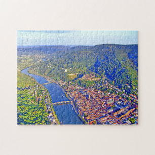 Quebra-cabeça da foto de Heidelberg com caixa de