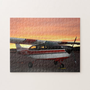 Quebra-cabeça da foto de N777WL 11x14 com caixa d