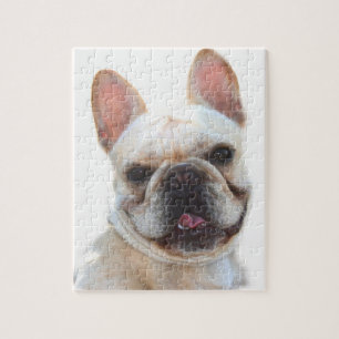 Quebra-cabeça da foto do buldogue francês 8x10 c