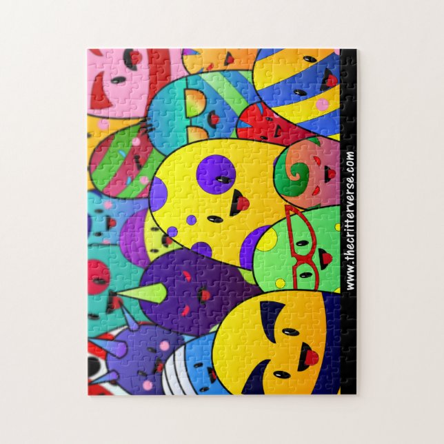 Quebra-cabeça da foto do grupo (Vertical)