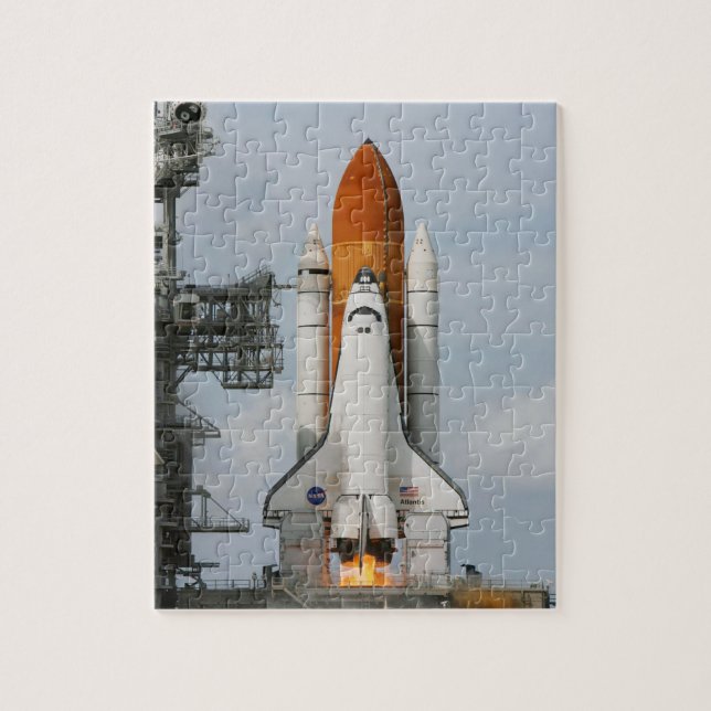 Quebra-cabeça da Foto do Ônibus Espacial Atlantis  (Vertical)