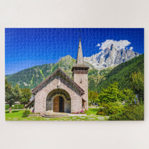 Quebra-cabeça da igreja Chamonix
