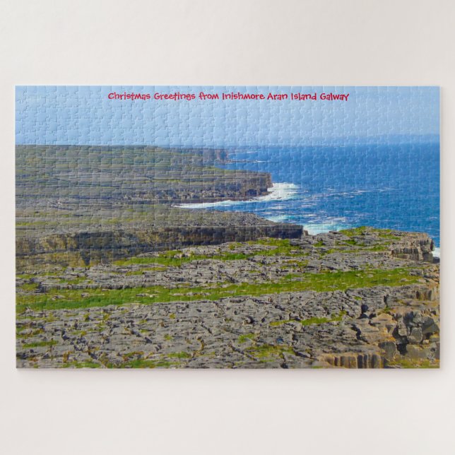Quebra-cabeça da Ilha Aran Inishmore Galway (Horizontal)