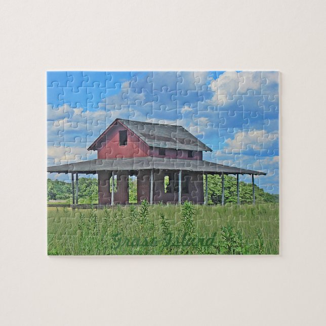 Quebra-cabeça da Ilha Grass (Horizontal)