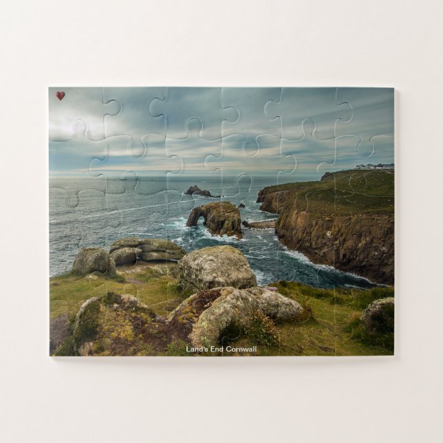Quebra-cabeça da Land's End Cornwall (Horizontal)