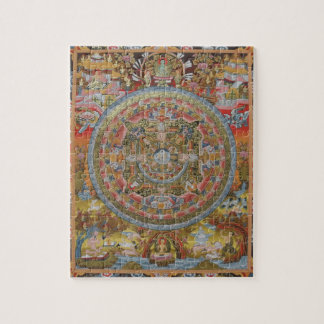 Quebra-cabeça da mandala da vida de Buddha