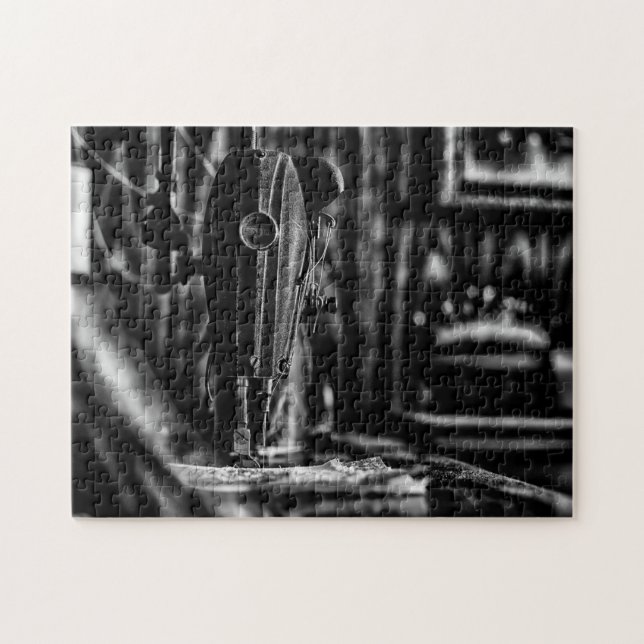 Quebra-cabeça da máquina de costura da vovó (Horizontal)