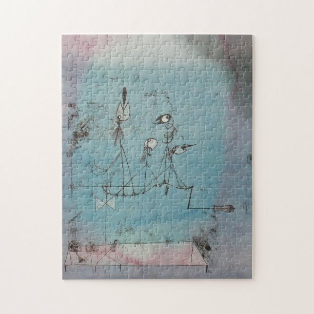 Quebra-cabeça da máquina de Paul Klee Twittering (Vertical)