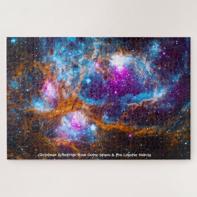 Quebra-cabeça da Nebulosa Lagosta (Horizontal)