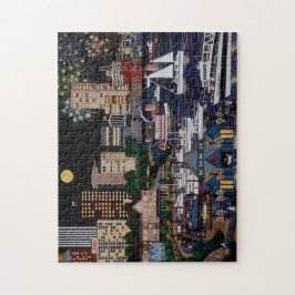 Quebra-cabeça da noite de Portland @