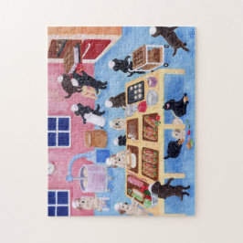 Quebra-cabeça da padaria de Labradors