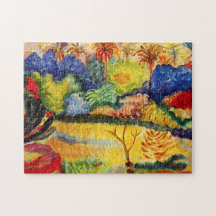 Quebra-cabeça da paisagem de Gauguin Tahitian