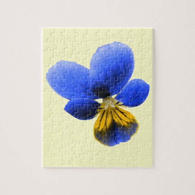 Quebra-cabeça da Pansy Azul (Vertical)