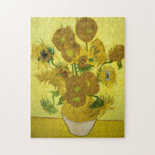 Quebra-cabeça da Pintura de Girassóis de Van Gogh