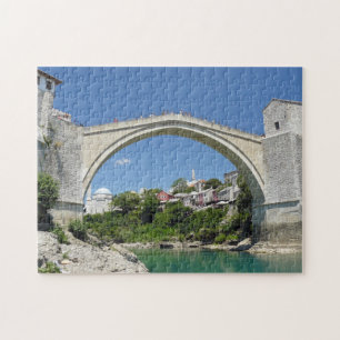 quebra-cabeça da ponte antiga Mostar