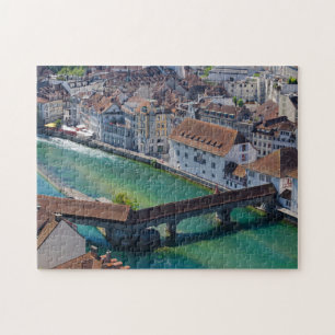 Quebra-cabeça da ponte Lucerne