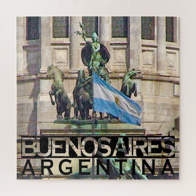 Quebra-cabeça da Praça Buenos Aires (Vertical)