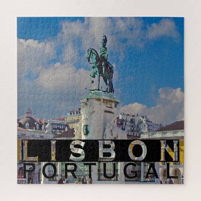 Quebra-cabeça da Praça de Lisboa (Vertical)