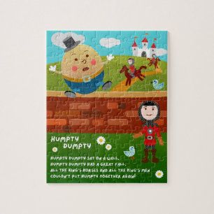 Quebra-cabeça da Rima Infantil Humpty Dumpty