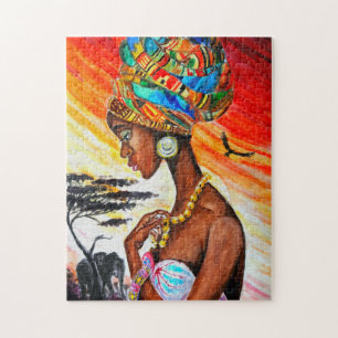 Quebra-cabeça da Senhora Africana