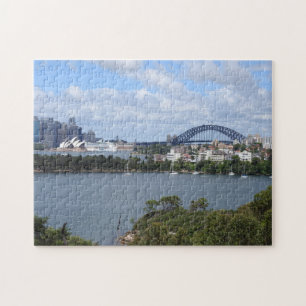 Quebra-cabeça da skyline do porto de Sydney