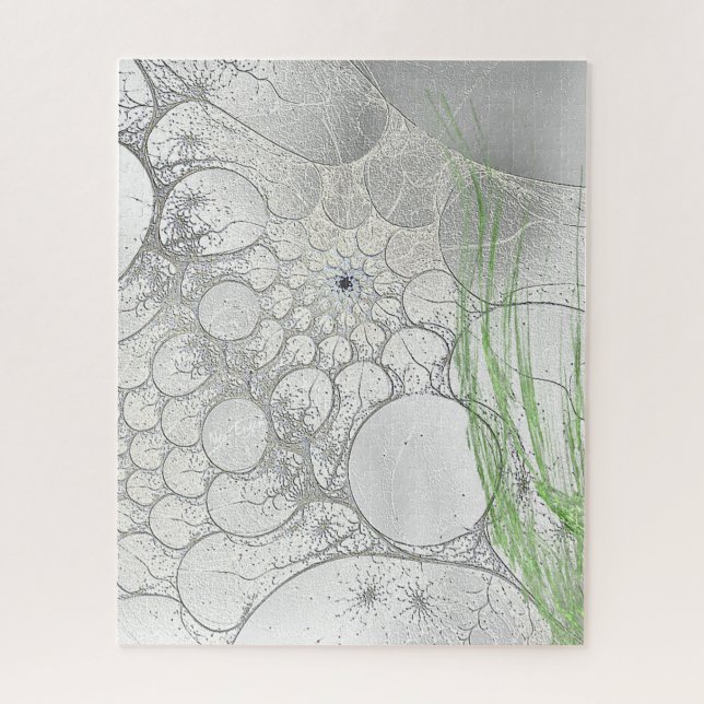 Quebra-cabeça da Teia da Manhã Gelada (Vertical)