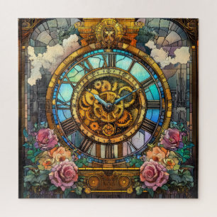 Quebra-cabeça da Torre do Relógio Steampunk