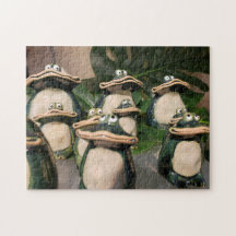 Quebra-cabeça da Vida do Sapinho, 28 cm x 35,5 cm,