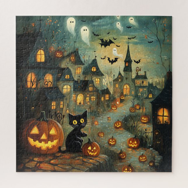 Quebra-cabeça da Vila Fantasma (Vertical)