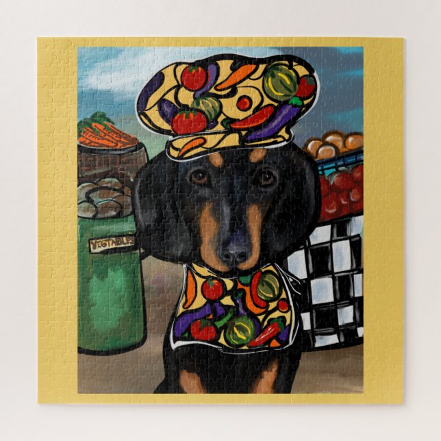 Quebra-cabeça Dachshund      (Vertical)