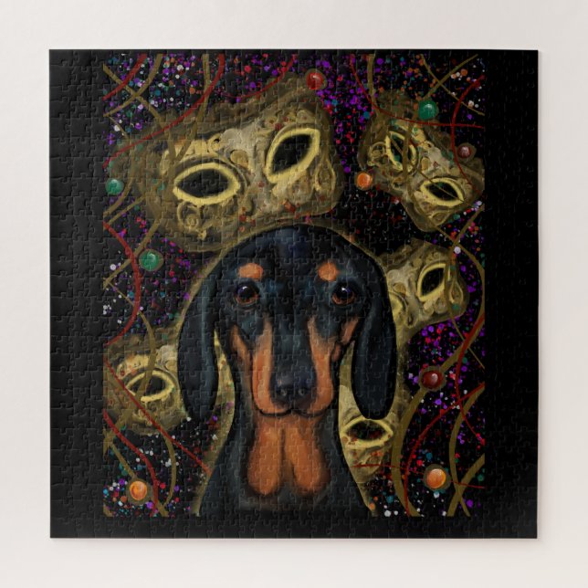 Quebra-cabeça Dachshund (Vertical)