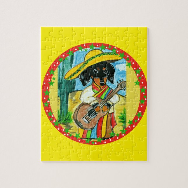 QUEBRA-CABEÇA DACHSHUND MEXICO (Vertical)