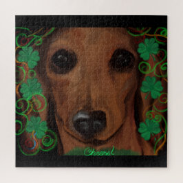 Quebra-cabeça Dachshund Vermelho  
