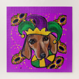 QUEBRA-CABEÇA DACHSHUND VERMELHO