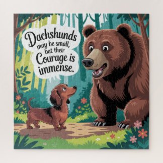 Quebra-cabeça Dachshunds May Be Small