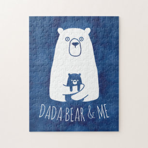Quebra-cabeça DADA BEAR & ME   Filhos Pais Filha Filho Dada Bear